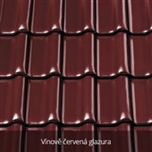 CREATON MZ3 Taška základní 1/1 "FINESSE" vínově červená glazura